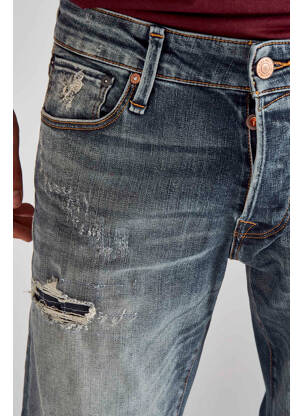 Lieknos džinsai mėlyna JACK & JONES vyras