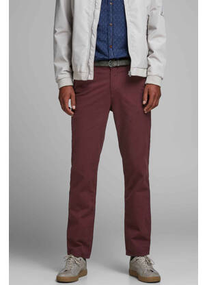 Chino kelnė raudona JACK & JONES vyras
