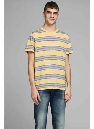 T-marškinys geltona JACK & JONES vyras