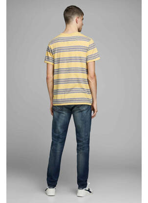 T-marškinys geltona JACK & JONES vyras