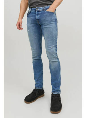 Lieknos džinsai mėlyna JACK & JONES vyras