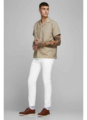 Tiesios kirpimo džinsai baltas JACK & JONES vyras