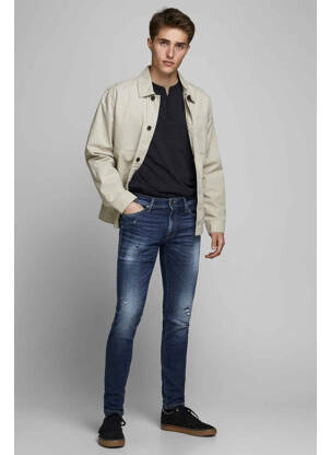 Lieknos džinsai mėlyna JACK & JONES vyras