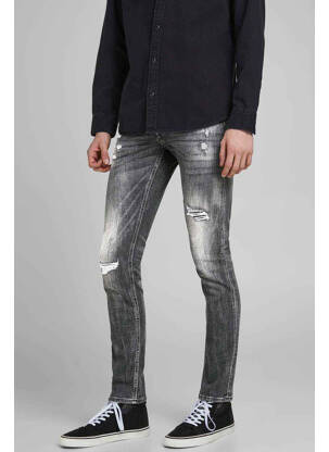 Lieknos džinsai juodas JACK & JONES vyras
