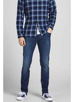 Lieknos džinsai mėlyna JACK & JONES vyras