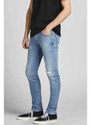Lieknos džinsai mėlyna JACK & JONES vyras