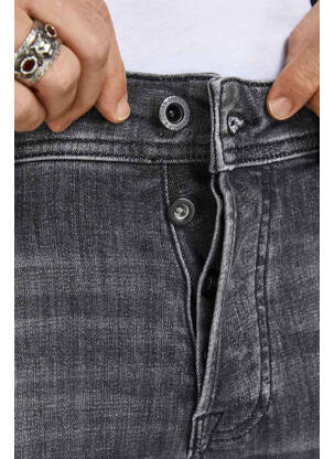 Lieknos džinsai pilka JACK & JONES vyras