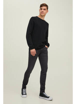 Lieknos džinsai juodas JACK & JONES vyras
