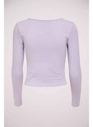T-marškinys violetinis ONLY moteris