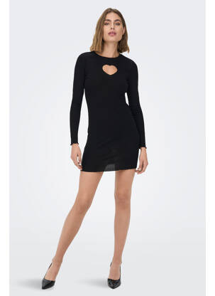 Trumpa suknelė juodas NEON & NYLON moteris
