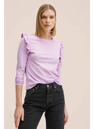 Viršūnė violetinis MANGO moteris