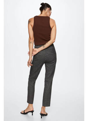 Chino kelnė rudas MANGO moteris
