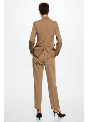 Chino kelnė rudas MANGO moteris