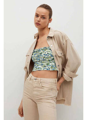Viršūnė baltas MANGO moteris