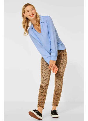 Moteriškas marškinys mėlyna STREET ONE moteris