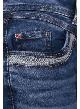 Bootcut džinsai mėlyna STREET ONE moteris