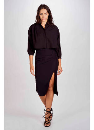Moteriškas marškinys juodas ASTRID BLACK LABEL moteris