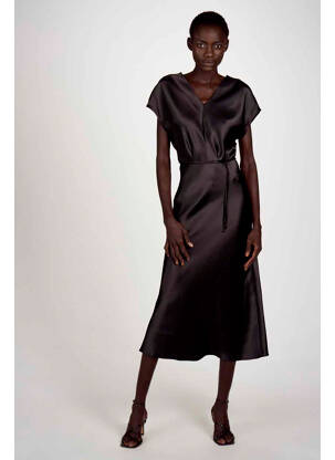 Pusilgių suknelė juodas ASTRID BLACK LABEL moteris