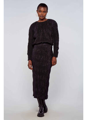 Pusilgis sijonas juodas ASTRID BLACK LABEL moteris