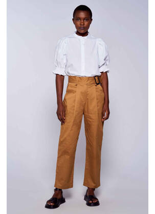 Chino kelnė rudas ASTRID BLACK LABEL moteris
