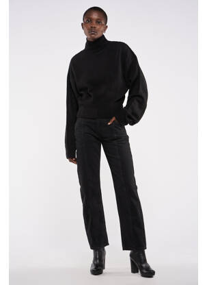 Tiesios kirpimo džinsai juodas ASTRID BLACK LABEL moteris