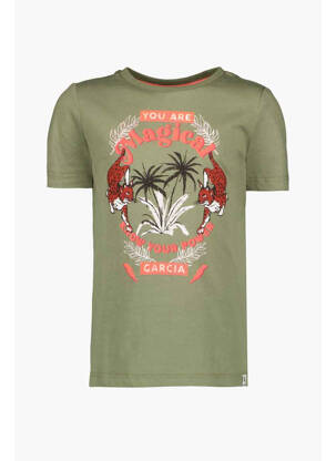 T-marškinys žalias GARCIA mergina