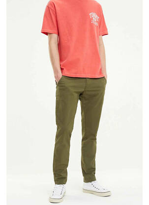 Chino kelnė žalias TOMMY HILFIGER vyras