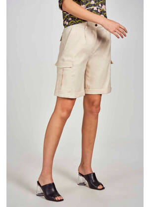 Bermudas bežinis DEUX. BY ELINE DE MUNCK moteris