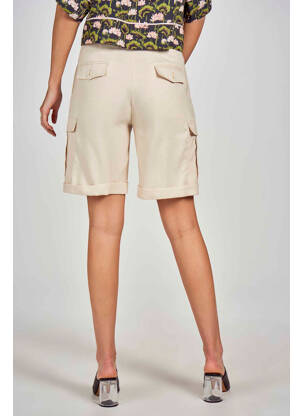 Bermudas bežinis DEUX. BY ELINE DE MUNCK moteris