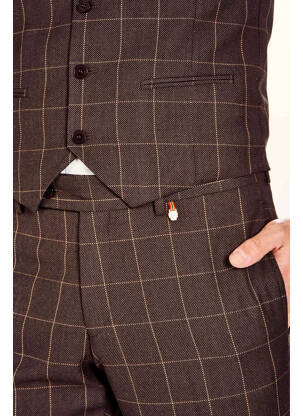 Chino kelnė rudas LE FABULEUX MARCEL DE BRUXELLES vyras