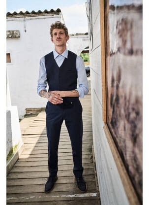 Chino kelnė mėlyna LE FABULEUX MARCEL DE BRUXELLES vyras