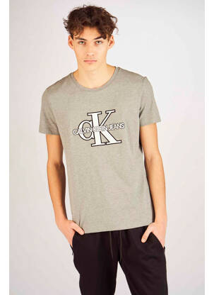 T-marškinys pilka CALVIN KLEIN vyras
