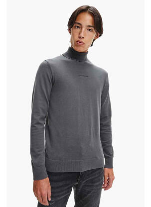 Megztinis su aukštu kaklu pilka CALVIN KLEIN vyras