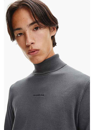 Megztinis su aukštu kaklu pilka CALVIN KLEIN vyras