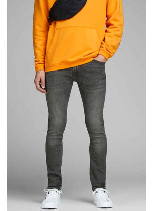 Lieknos džinsai pilka JACK & JONES vyras