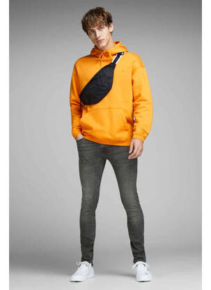 Lieknos džinsai pilka JACK & JONES vyras