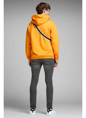 Lieknos džinsai pilka JACK & JONES vyras