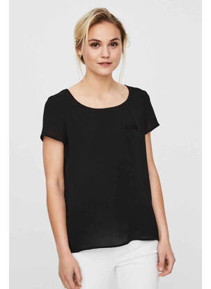 Moteriškas marškinys juodas VERO MODA moteris