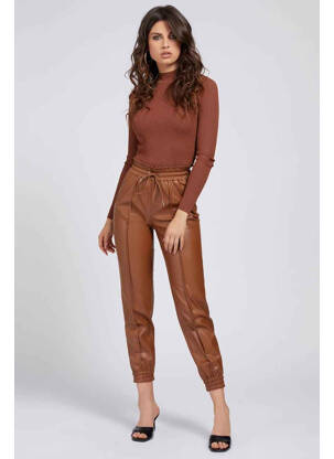 7/8 kelnės rudas GUESS moteris