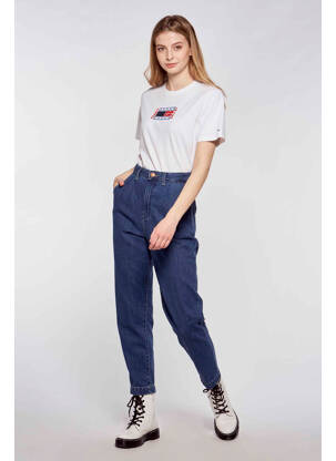 Mama džinsai mėlyna WRANGLER moteris