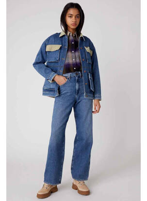 Tiesios kirpimo džinsai mėlyna WRANGLER moteris