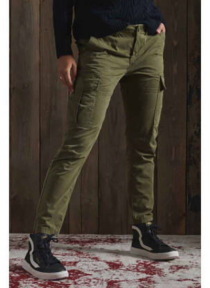 Kargo kelnė žalias SUPERDRY moteris