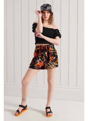 Šortas juodas SUPERDRY moteris