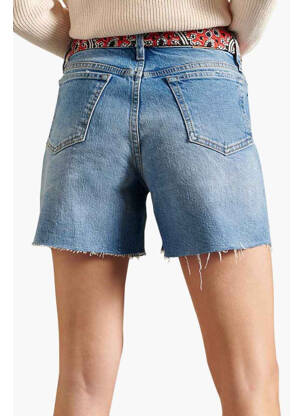 Šortas mėlyna SUPERDRY moteris
