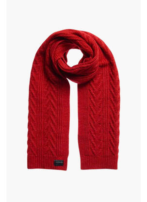 Šalikas raudona SUPERDRY moteris