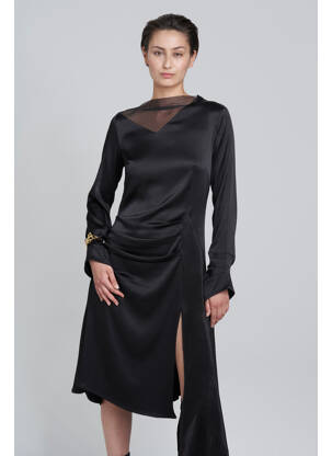 Ilga suknelė juodas YOUNG DESIGNERS moteris