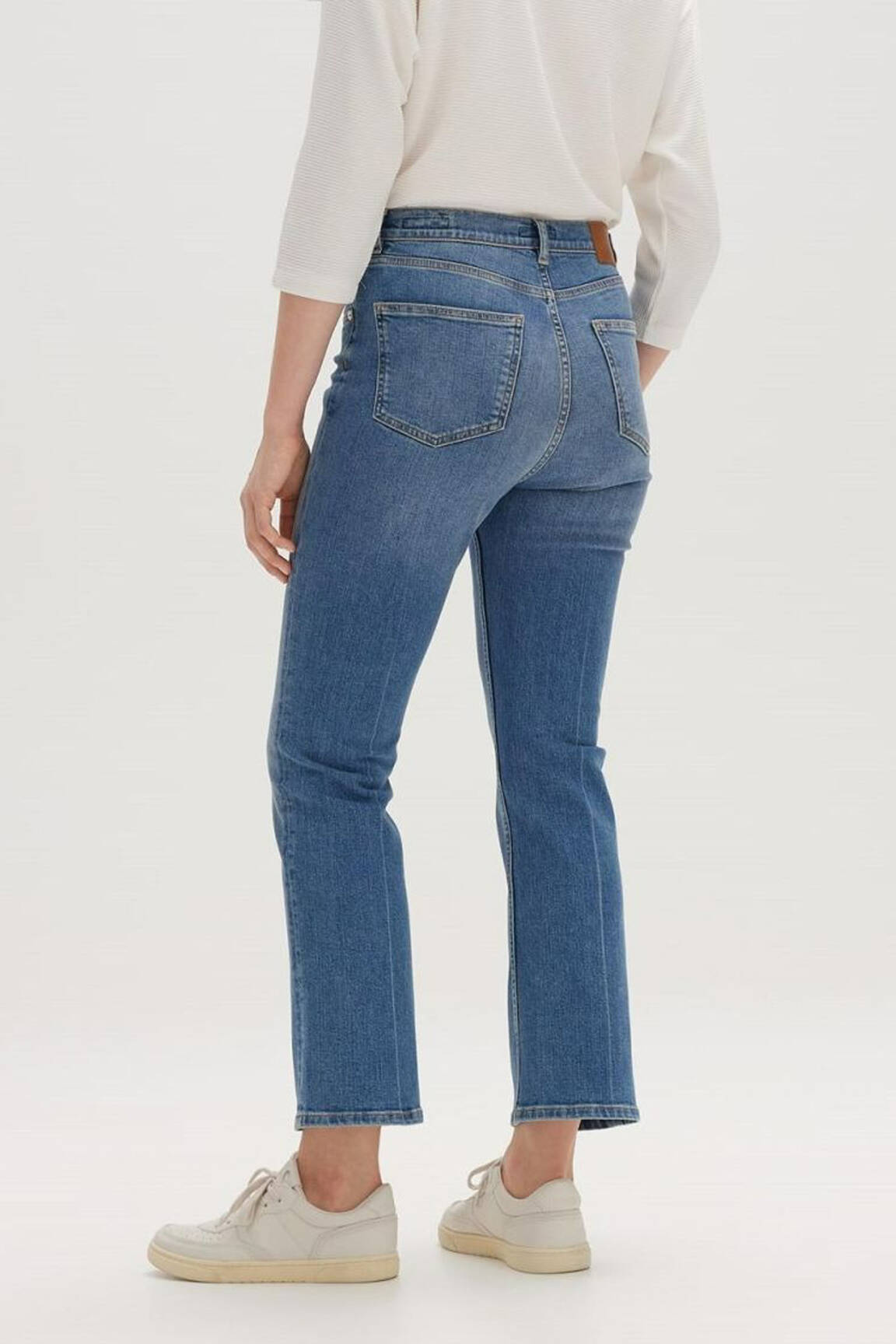 Bootcut džinsai mėlyna OPUS moteris