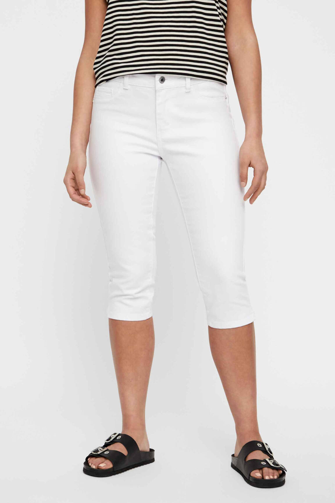 Pusilgių kelnių baltas VERO MODA moteris