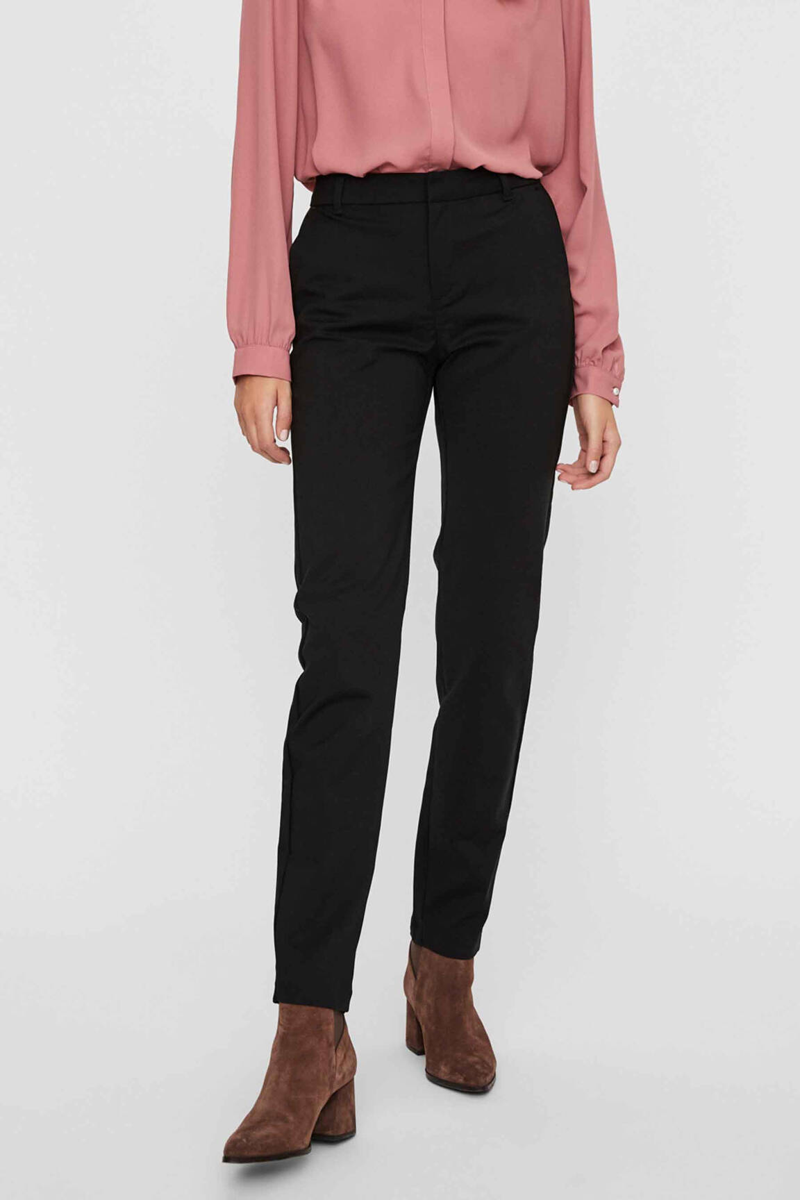 Chino kelnė juodas VERO MODA moteris