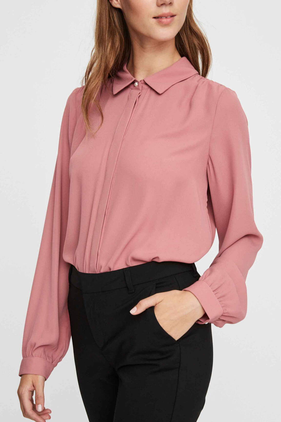 Chino kelnė juodas VERO MODA moteris
